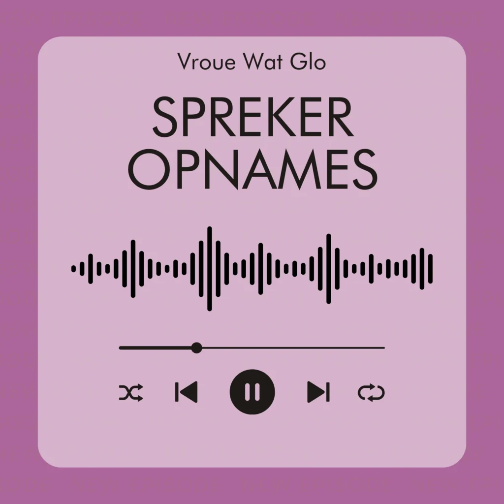 Vroue wat glo - Spreker Opnames Produk