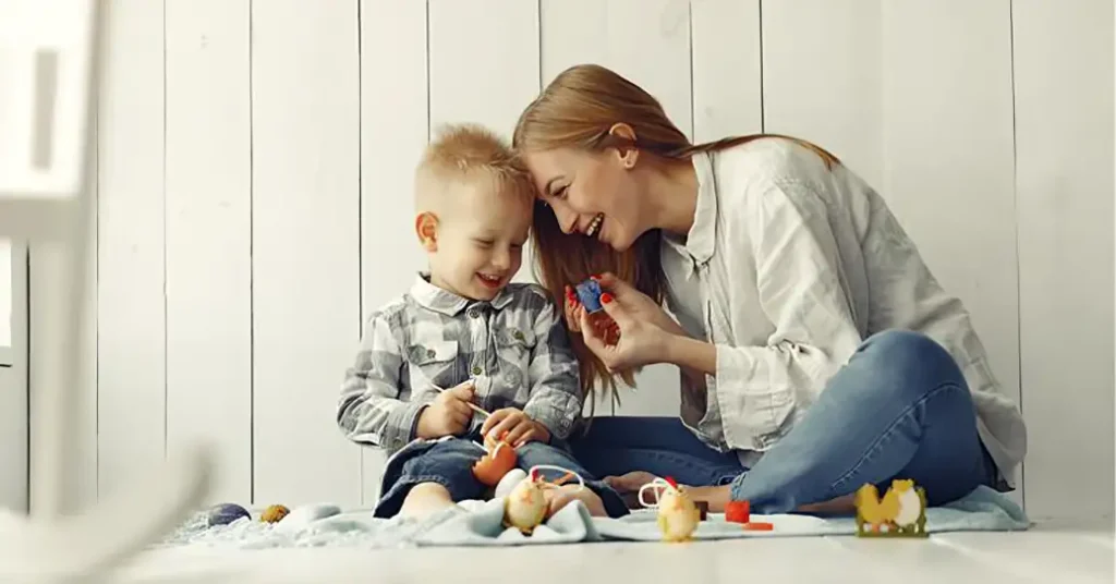 Bou ouer-kind konneksie en kalmte in alledaagse oomblikke