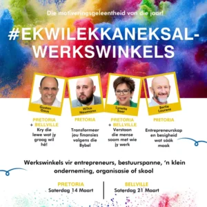 #EkwilEkkanEksal [Bellville] – Werkswinkels